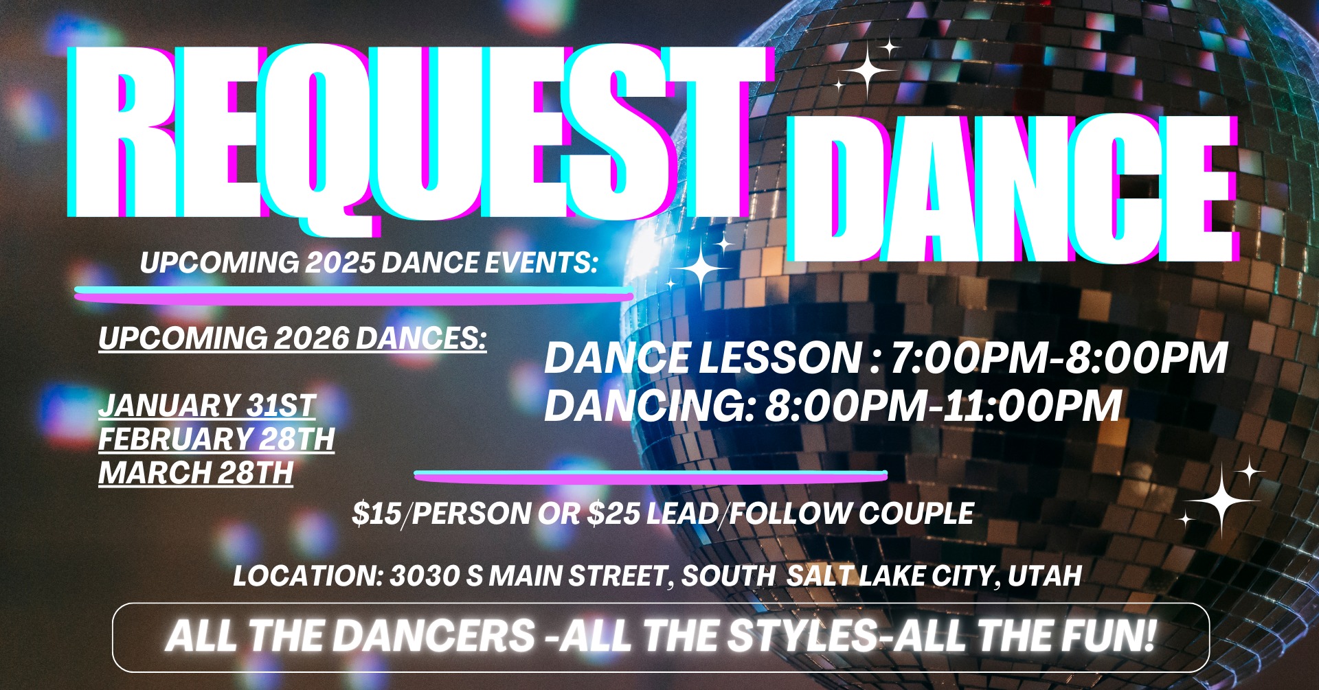 March "Request Your Dance" Event