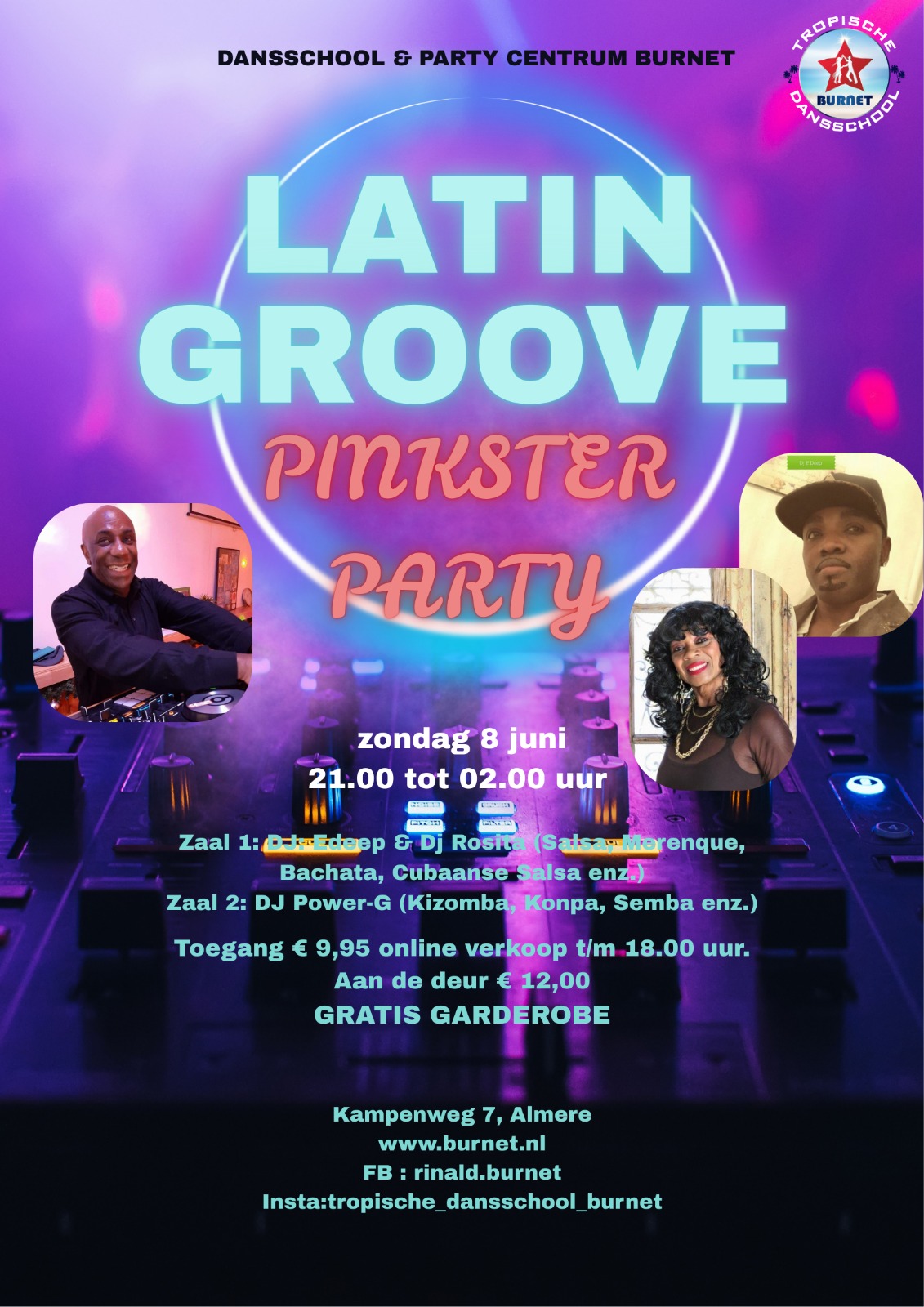 Latin Groove Pinkster Party