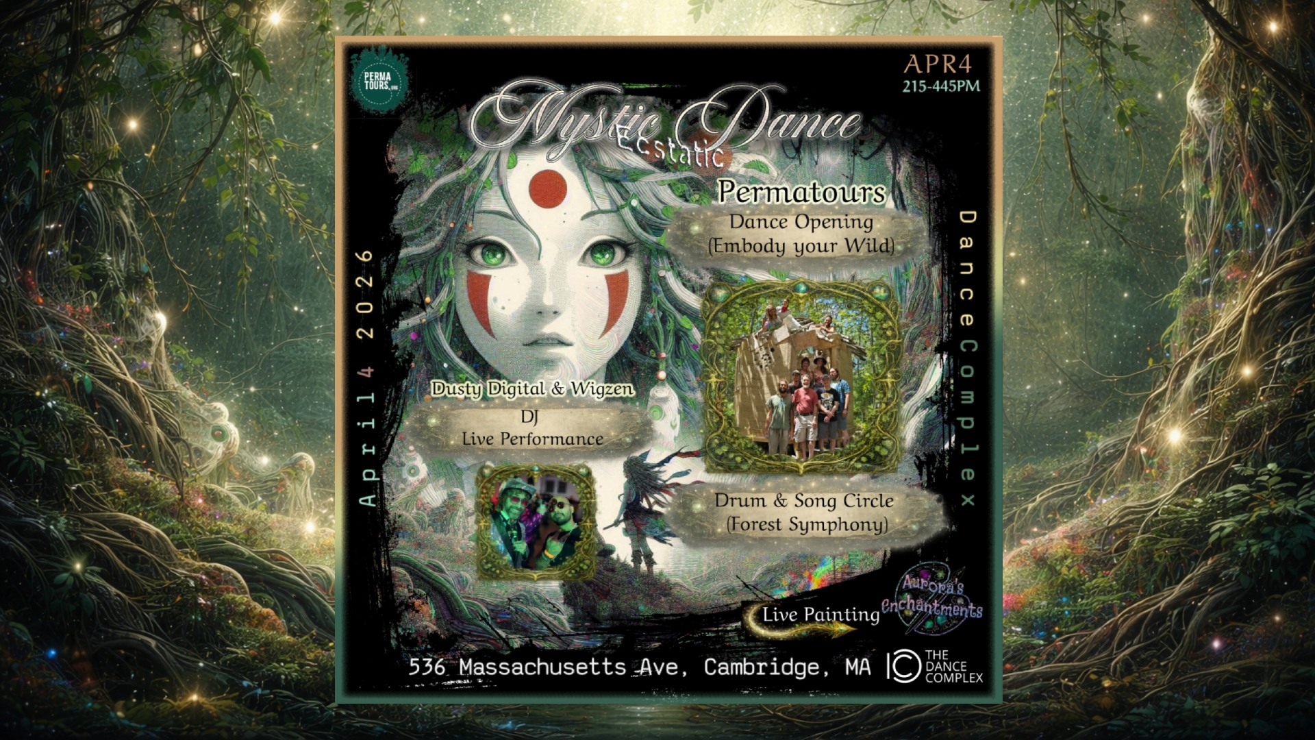 Mystic Ecstatic Dance 003: Permatours, Moduzen, Dusty Digital