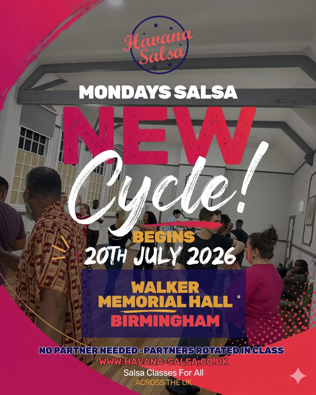 A brand-New SALSA CYCLE is officially launching and it’s tailor-made for absolute beginners!