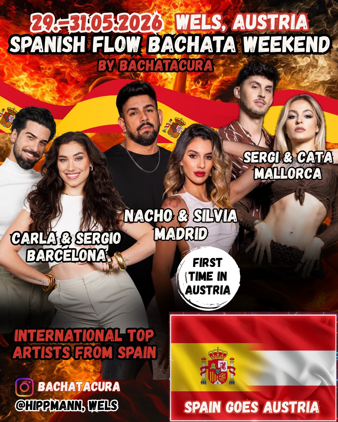 Spanish Flow Bachata Weekend by Bachatacura