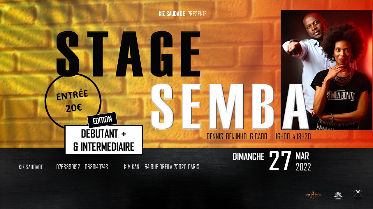 Stage SEMBA (Débutant + Intermédiaire)