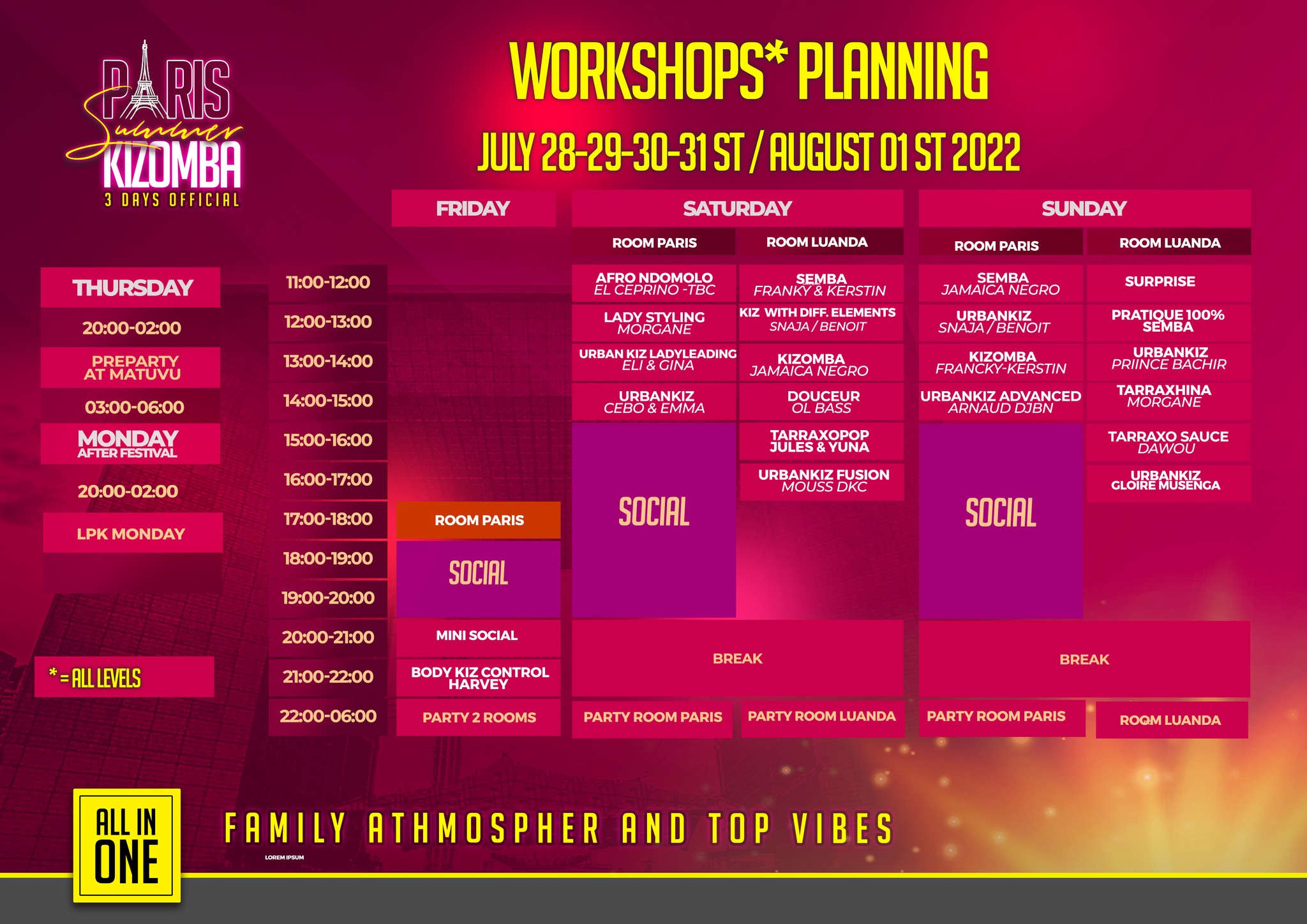 PARIS KIZOMBA SUMMER 2022 Official