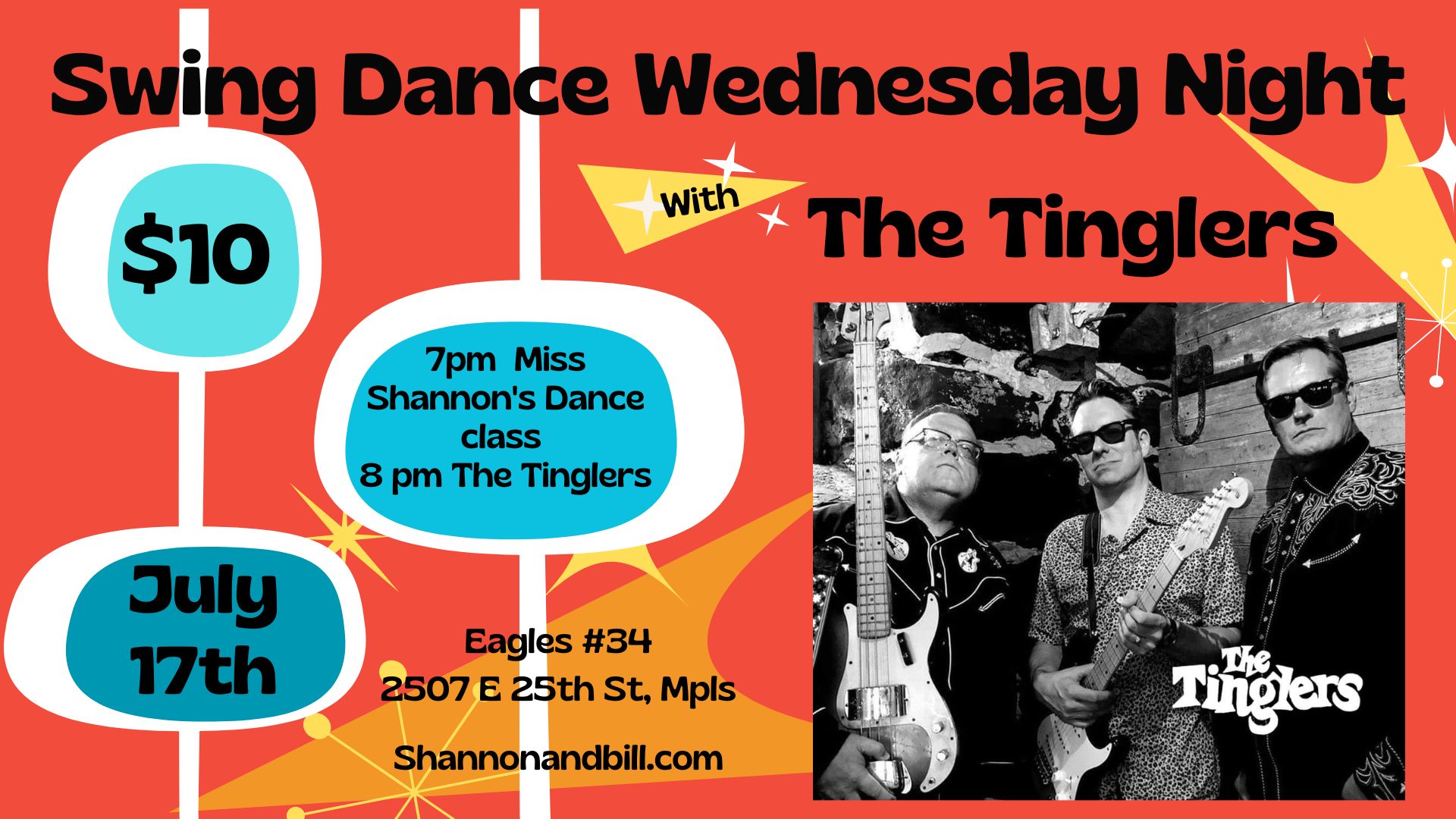 Tinglers at Swing Dance Wednesday Night 7 17