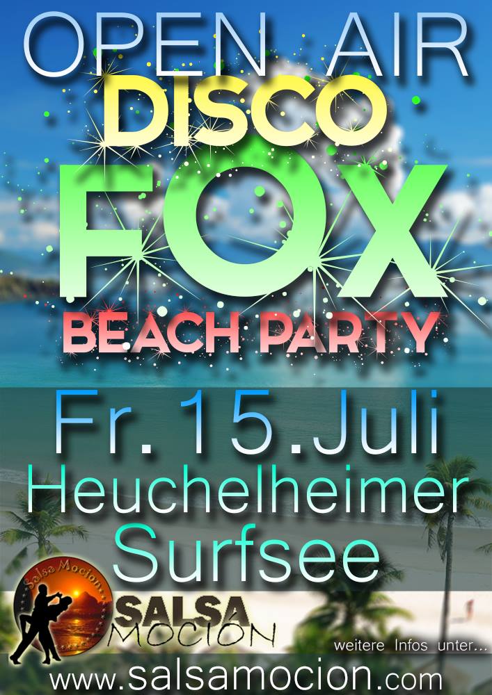 Abgesagt - Open Air Disco Fox Beach Party