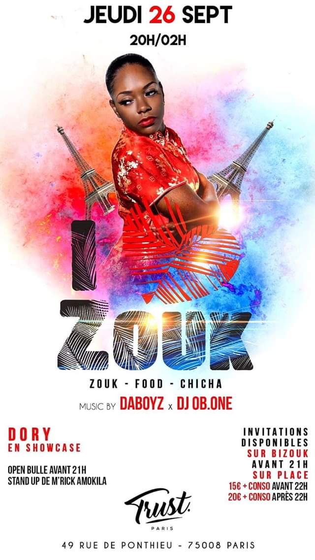 Afterwork "I Love ZOUK" au Trust
