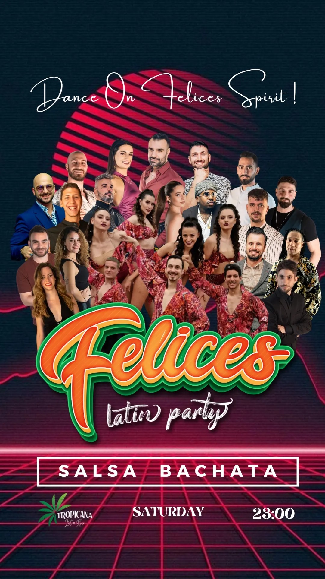 BACHATA SALSA Party FELICES On Saturday At Tropicana Latin Bar Athens