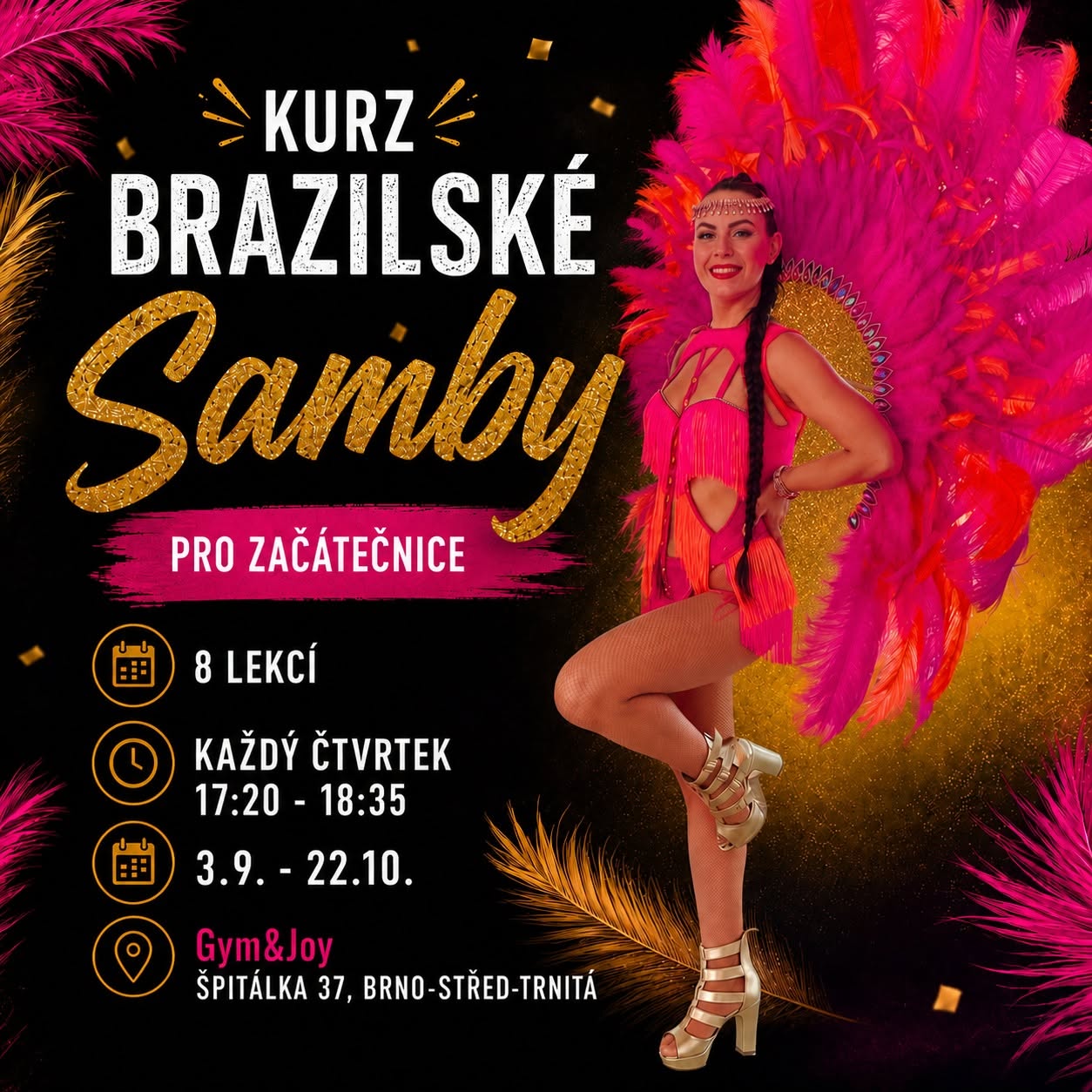 💃 SAMBA PRO ŽENY začátečnice