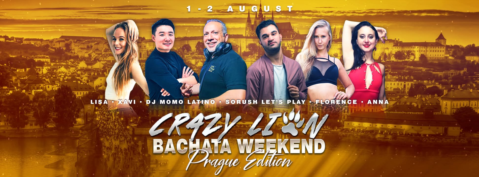 Crazy Lion Bachata Weekend - Prague Edition 1-2 Aug