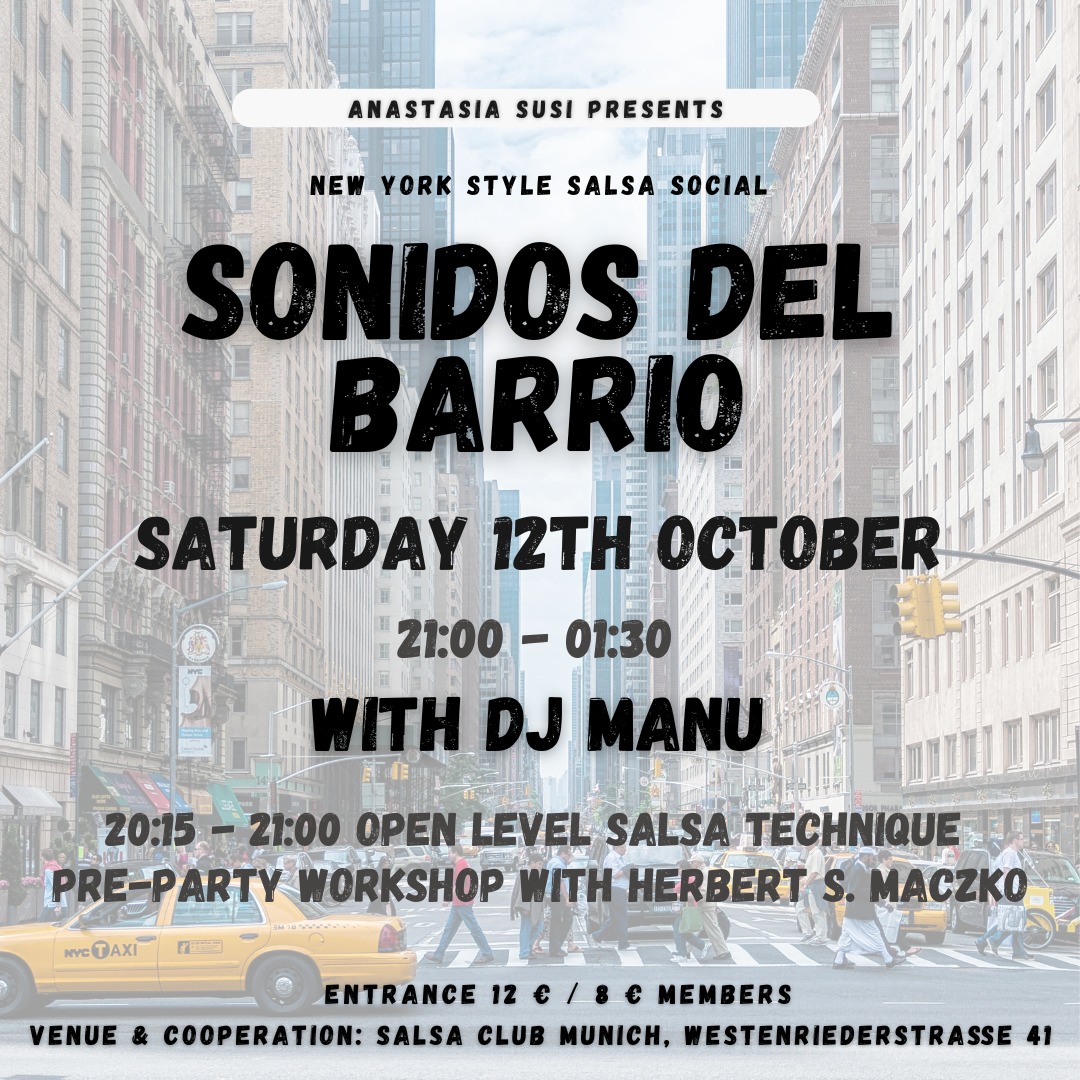 Sonidos del Barrio Saturday 12th October