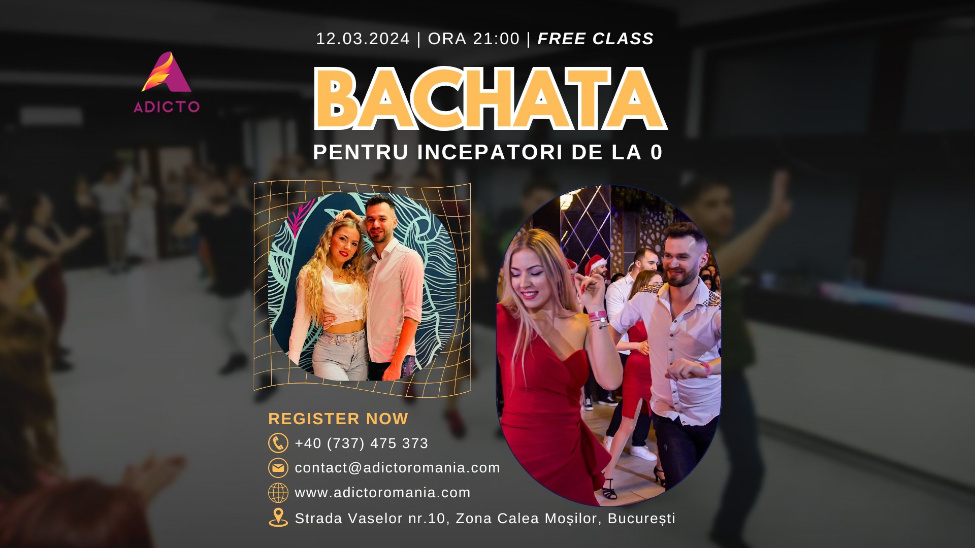 GRUPĂ NOUĂ DE BACHATA PENTRU ÎNCEPĂTORI