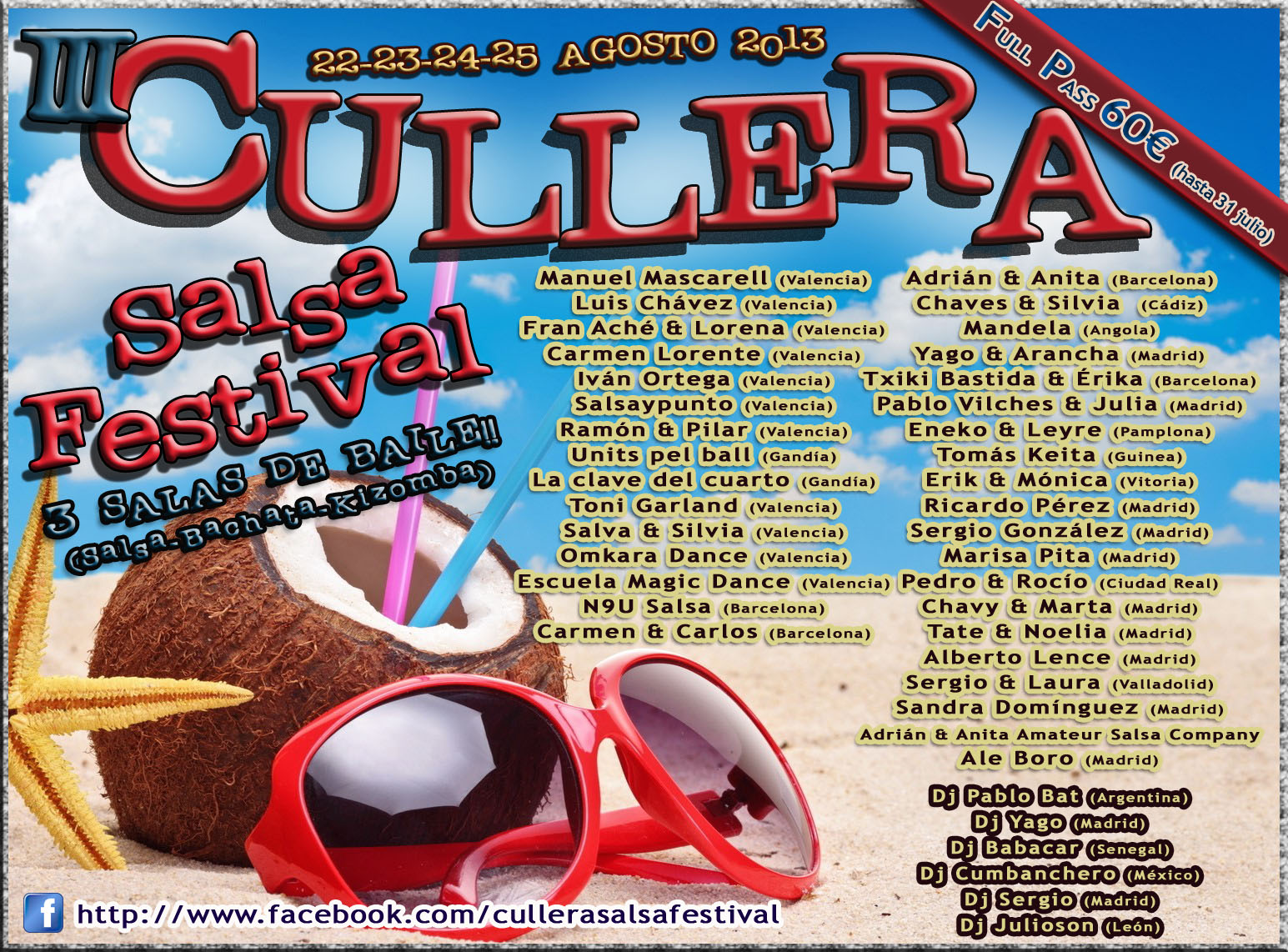 CULLERA SALSA FESTIVAL 2013 (Evento oficial)