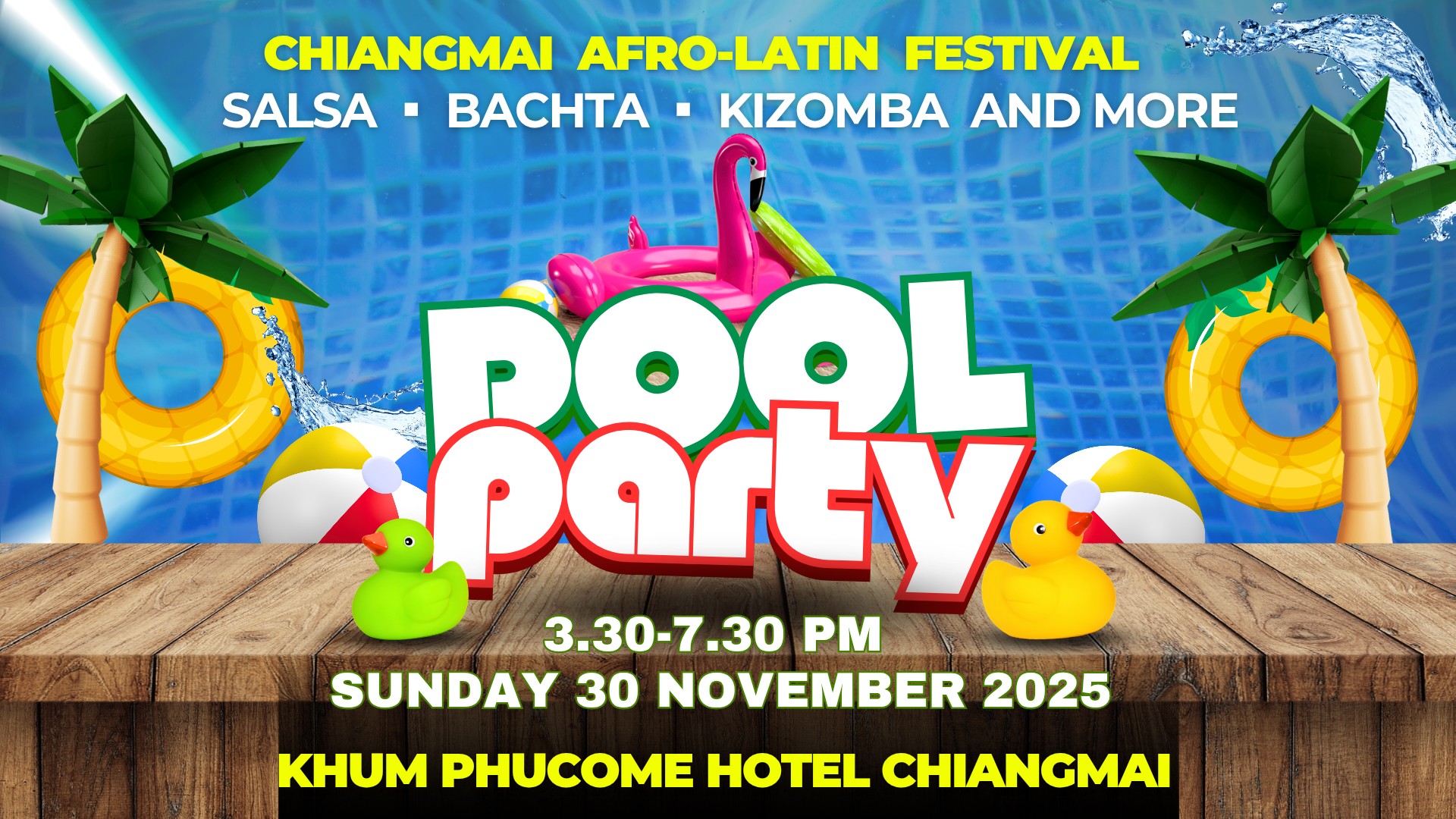 Chiangmai Afro-Latin Pool Party ( 4th Edition )