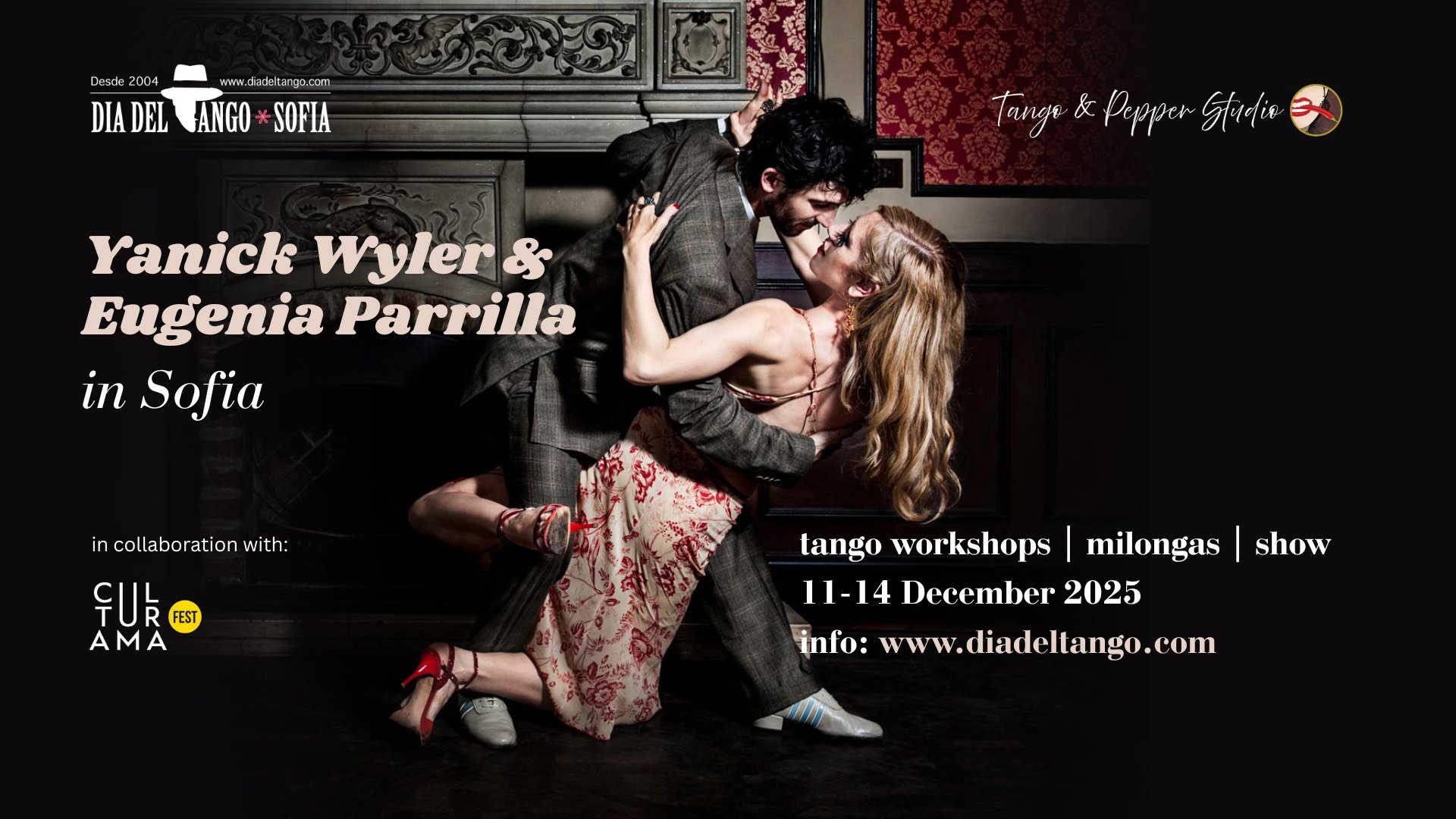 Dia Del Tango Weekend in Sofia with EUGENIA PARRILLA & YANICK WYLER
