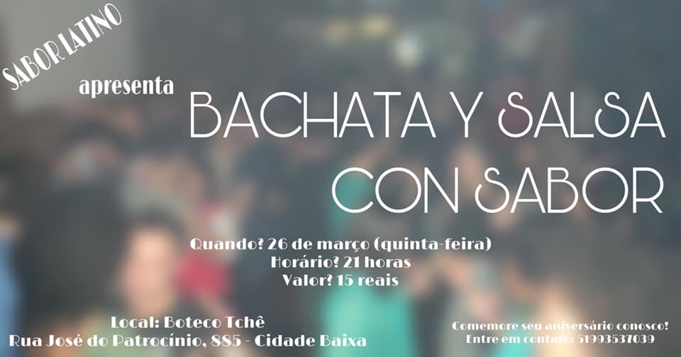Bachata y Salsa con Sabor - Edição de Março