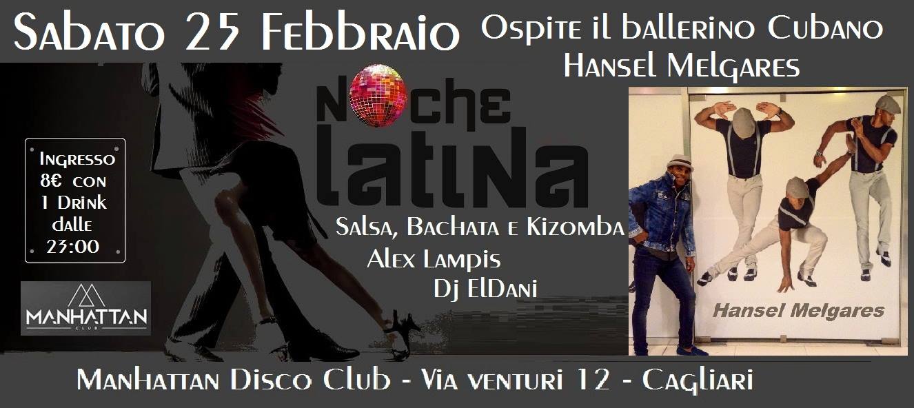 Sabado de Noche Latina con Hansel Melgares
