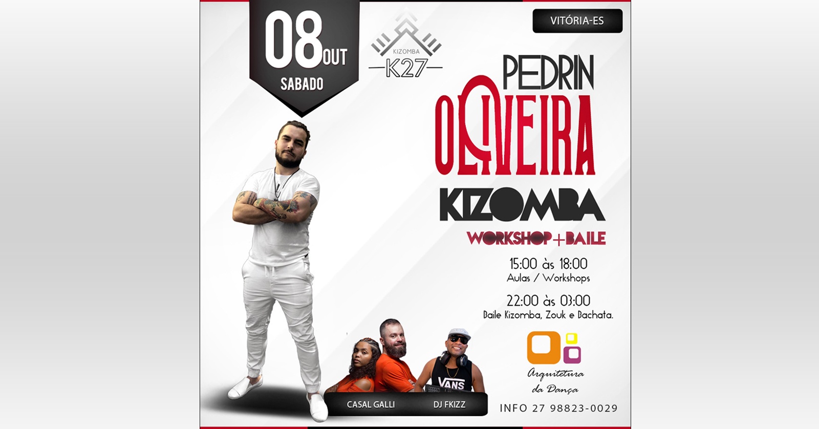 K27 - Kizomba com Pedrin Oliveira e Casal Galli