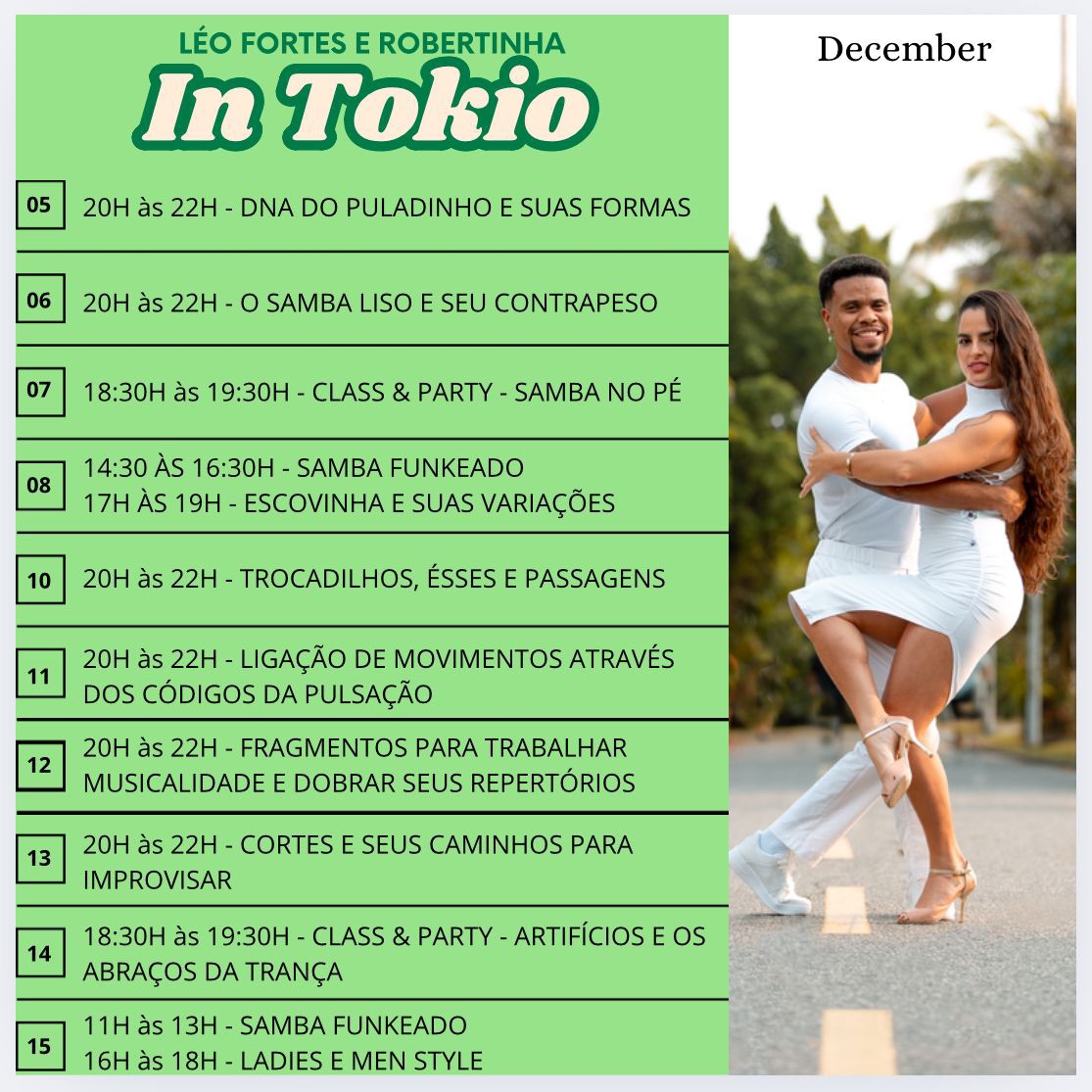Léo Fortes & Robertinha Workshop in Tokyo 2024