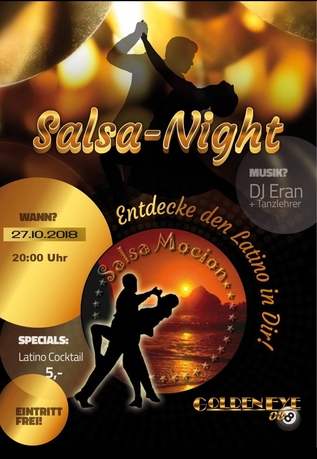 Salsa Party in der GoldenEye Bar in Herborn