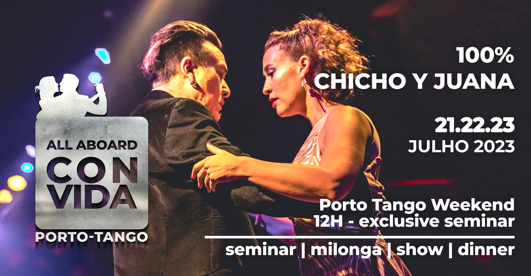Seminário TANGO - CHICHO Y JUANA - ALL ABOARD CONVIDA