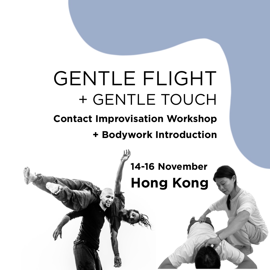 Gentle Flight + Gentle Touch. Contact Improv + Bodywork intro workshop