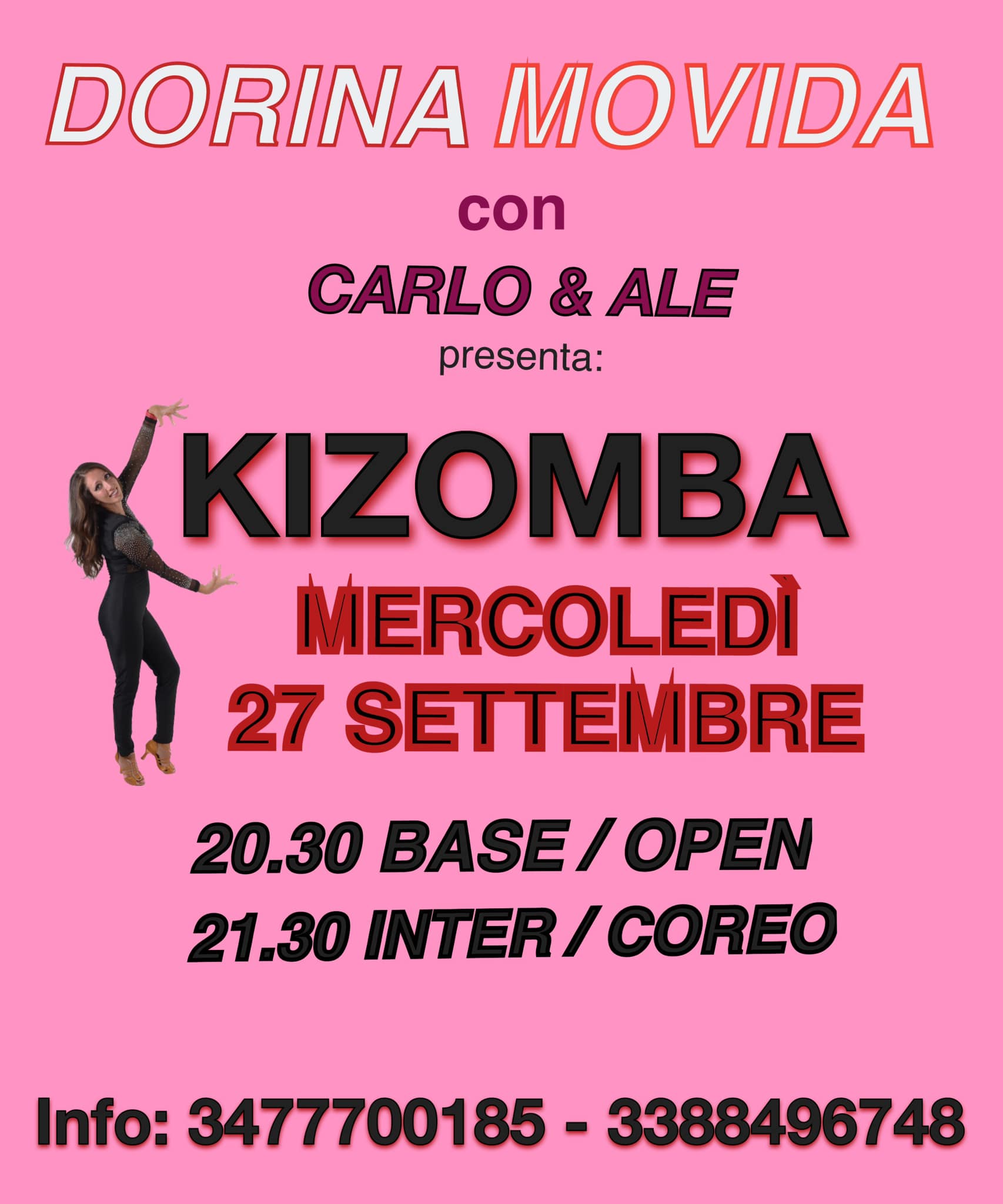 Inaugurazione Corsi Kizomba 2023-24 a Fidenza (PR)
