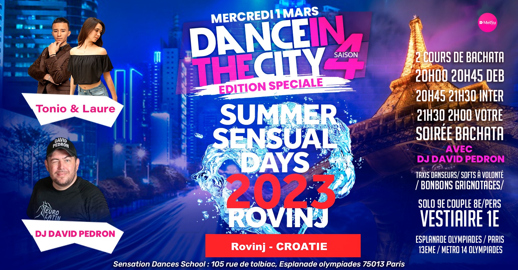DITC - VOTRE SOIREE BACHATA PARISIENNE - GUEST EDITION : SPECIAL ROVINJ