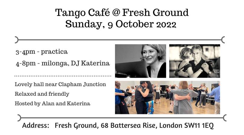 Tango Café - milonga and práctica