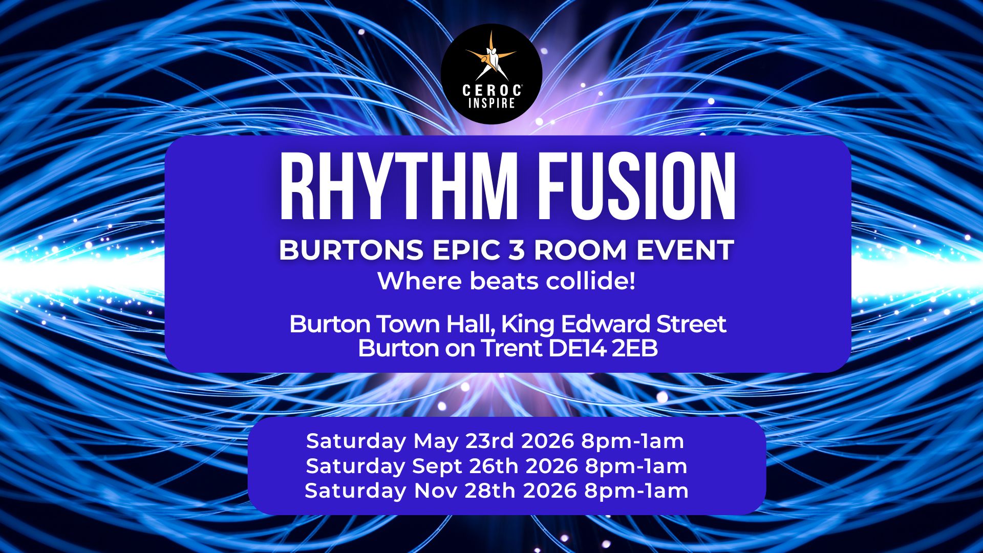 Rhythm Fusion 3 Room Event