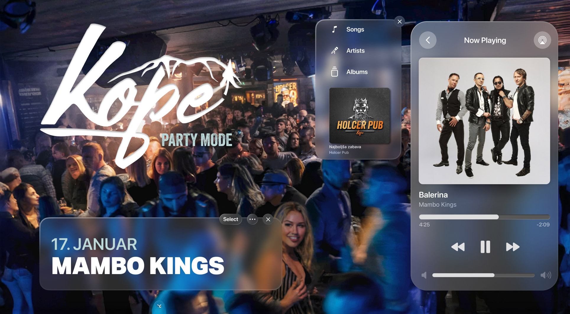 MAMBO KINGS x KOPE 17. JANUAR