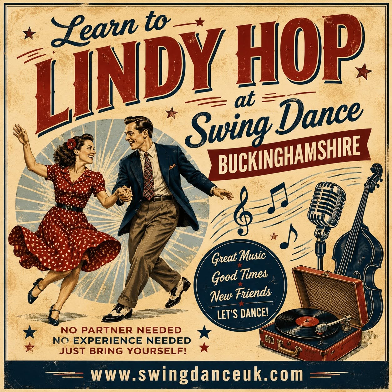 Learn to Swing Dance! Beginner & Intermediate Lindy Hop Course with SwingdanceUK