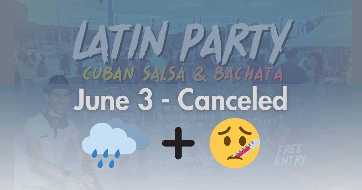 Free Latin Party and Workshop - Rueda de Casino, Cuban Salsa and Bachata - Open Air - in Cafe Sestak