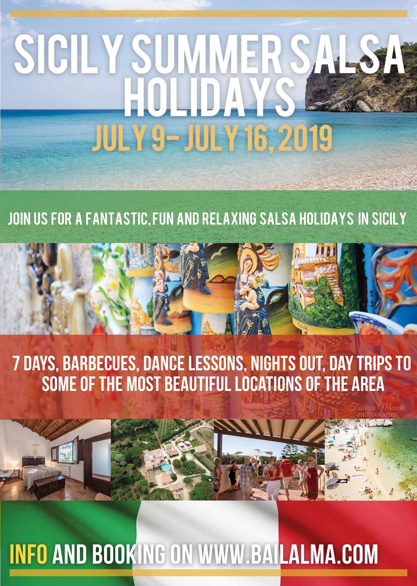 Sicily Salsa Summer Holiday - july 9 16, 2019