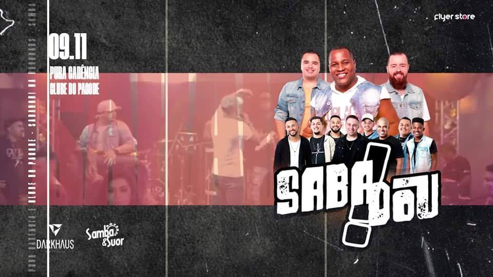 É Hoje Pura Cadência Clube do Pagode ° Baldinho R$20 °