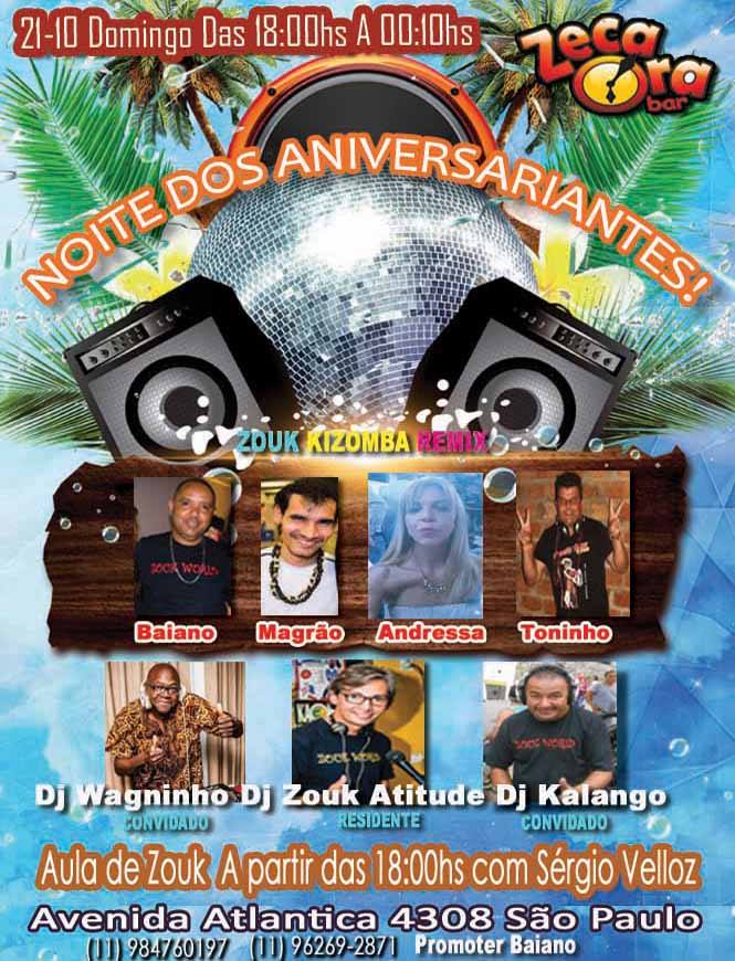 Noite dos aniversariantes!