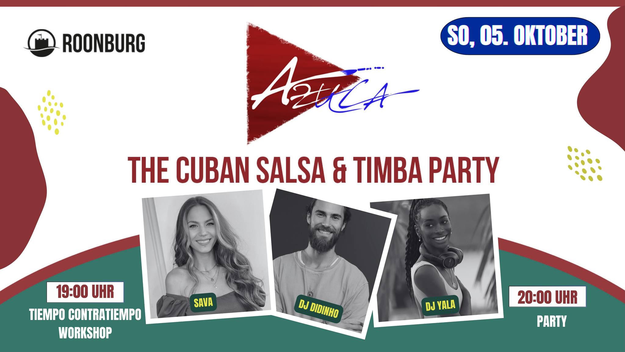 AZUCA Domingo The Cuban Salsa & Timba Party Cologne