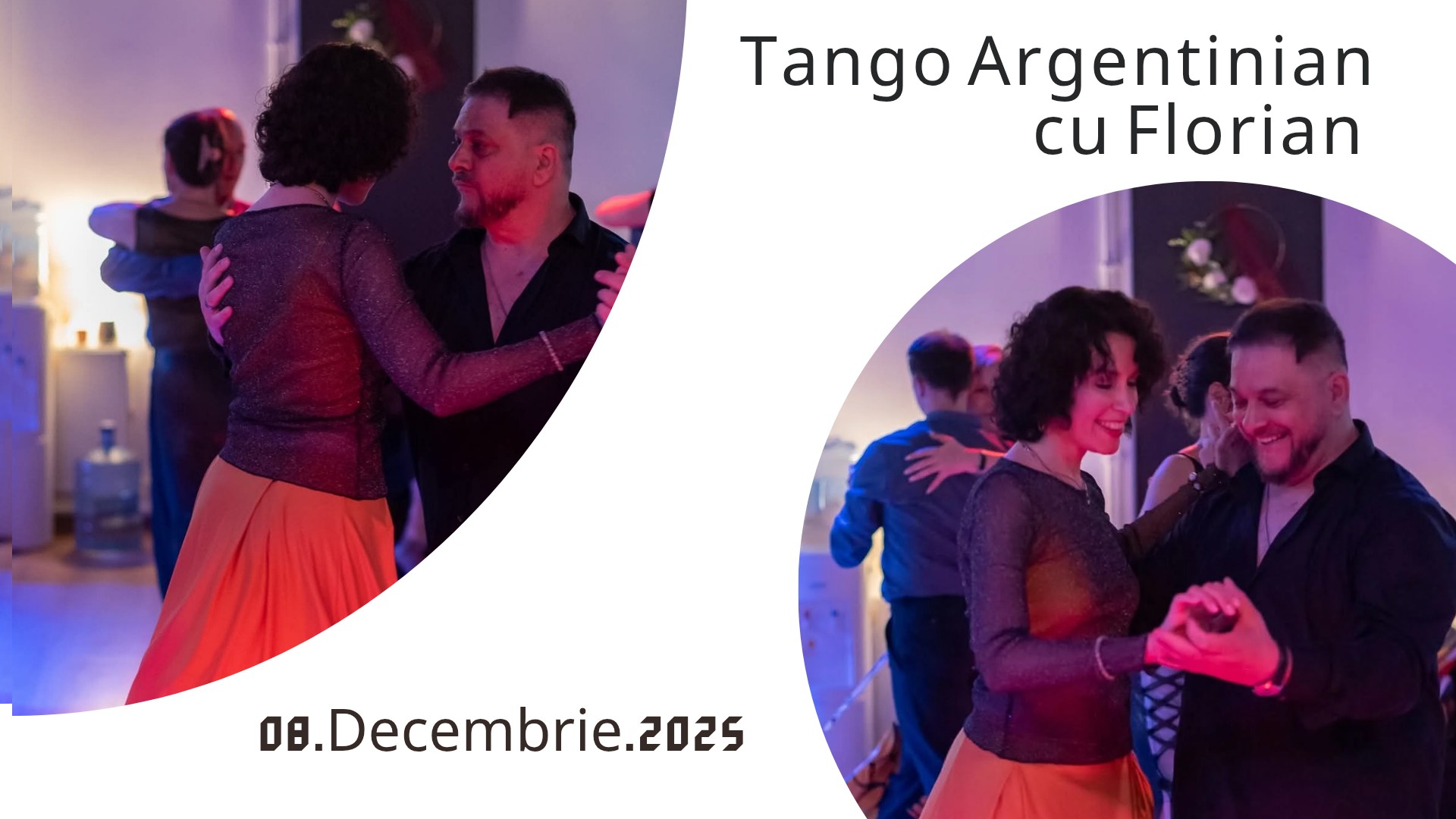 ✨Tango Argentinian cu Florian✨ Course & Practice Mon & Wed