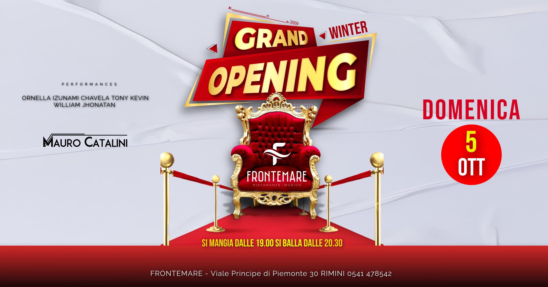 APERICENA RIMINI LATINA - OPENING WINTER