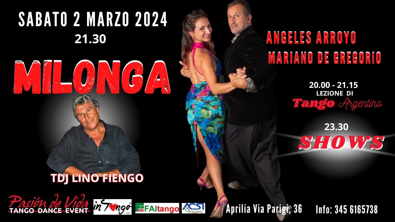 MILONGA "PASION DE VIDA"