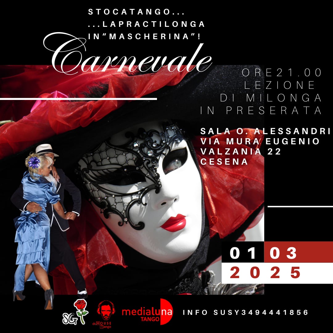 Stocatango! La milonga di Carnevale - stage di milonga in preserata
