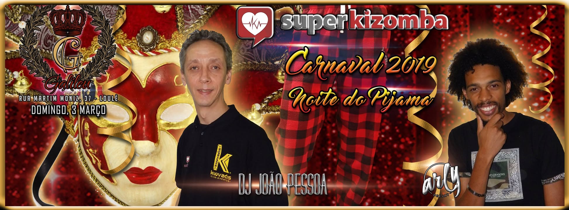 Noite do Pijama - Galileu Bar ☆ Carnaval de Loulé