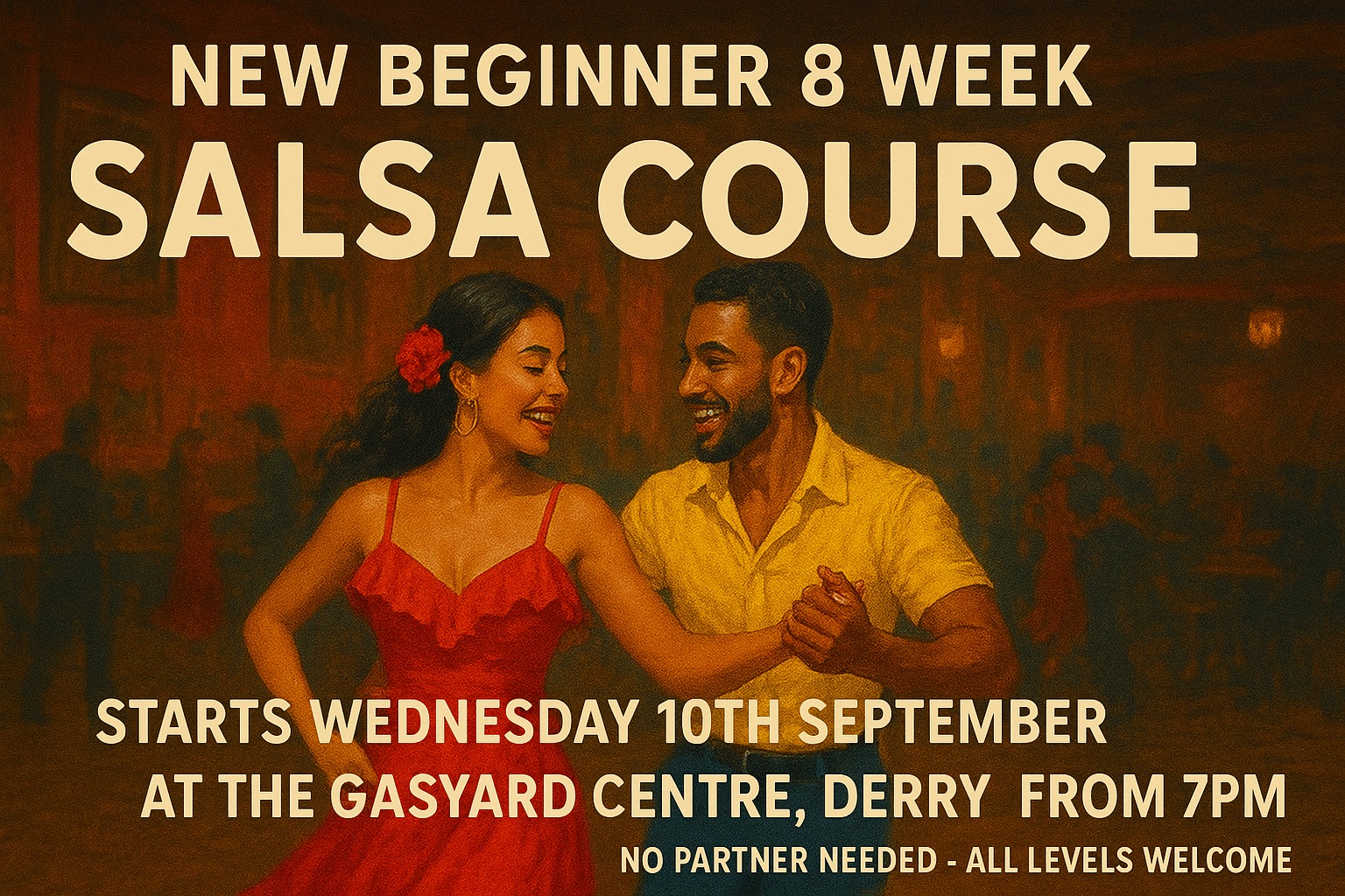 NEW 8 WEEK BEGINNER SALSA COURSE