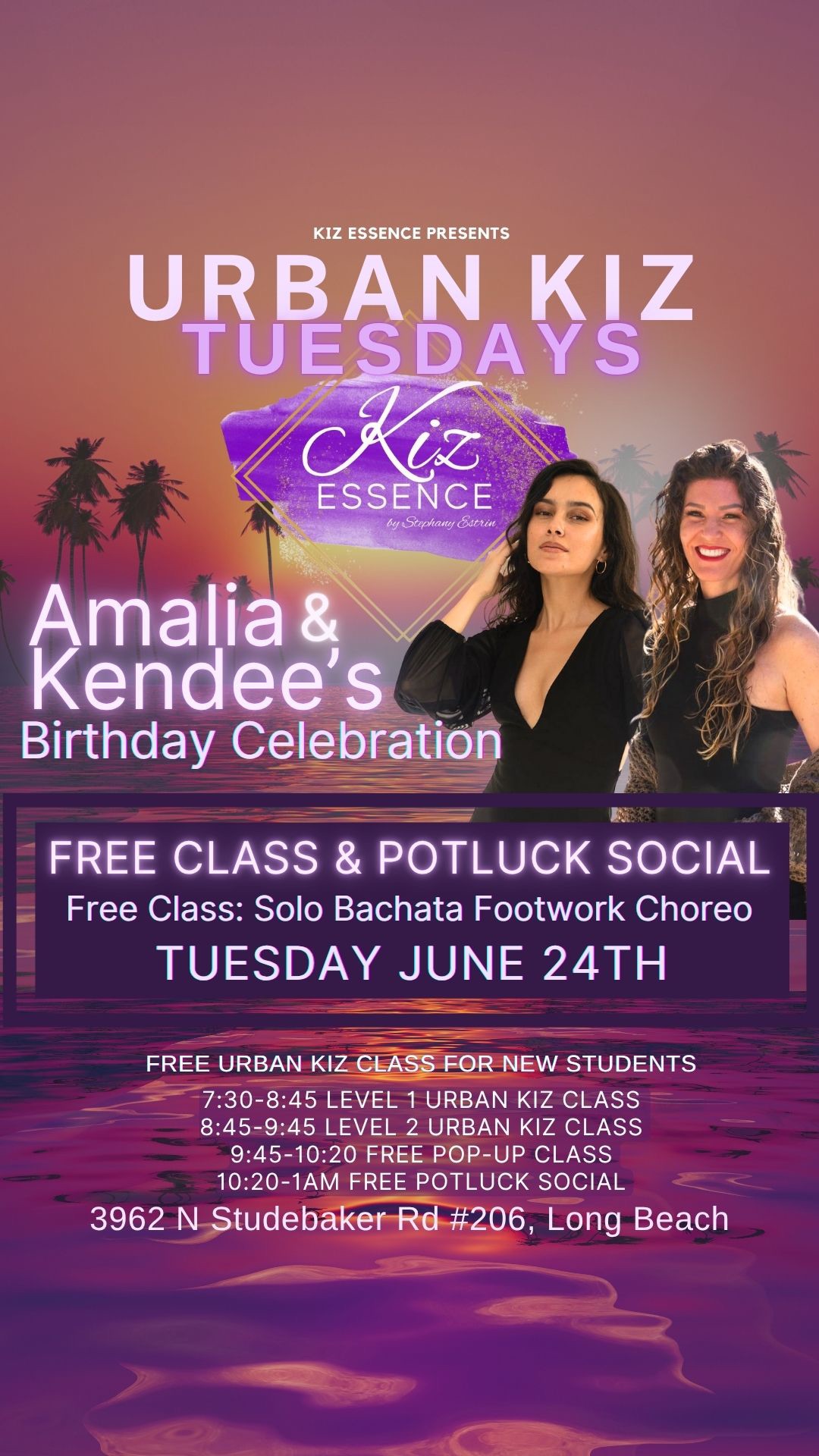 ✨FREE CLASS + FREE POTLUCK SOCIAL✨