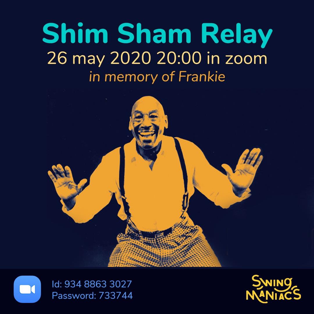Global #ShimShamRelay for Frankie Manning's Birthday!