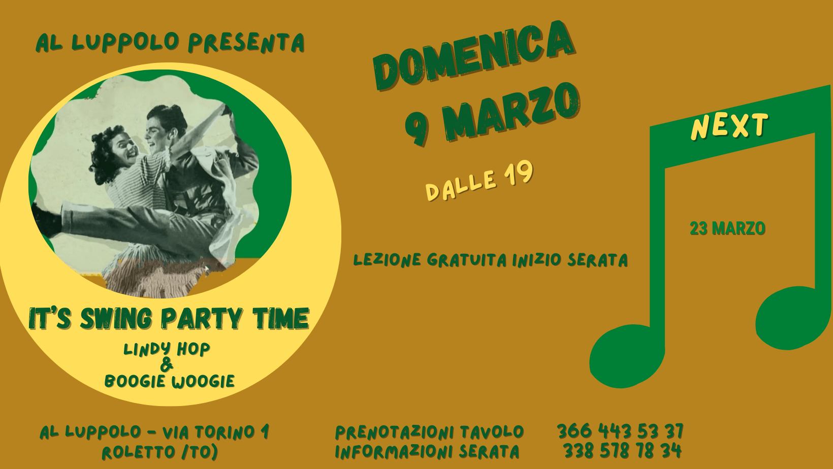 It's Swing Party Time - Lindy Hop & Boogie Woogie