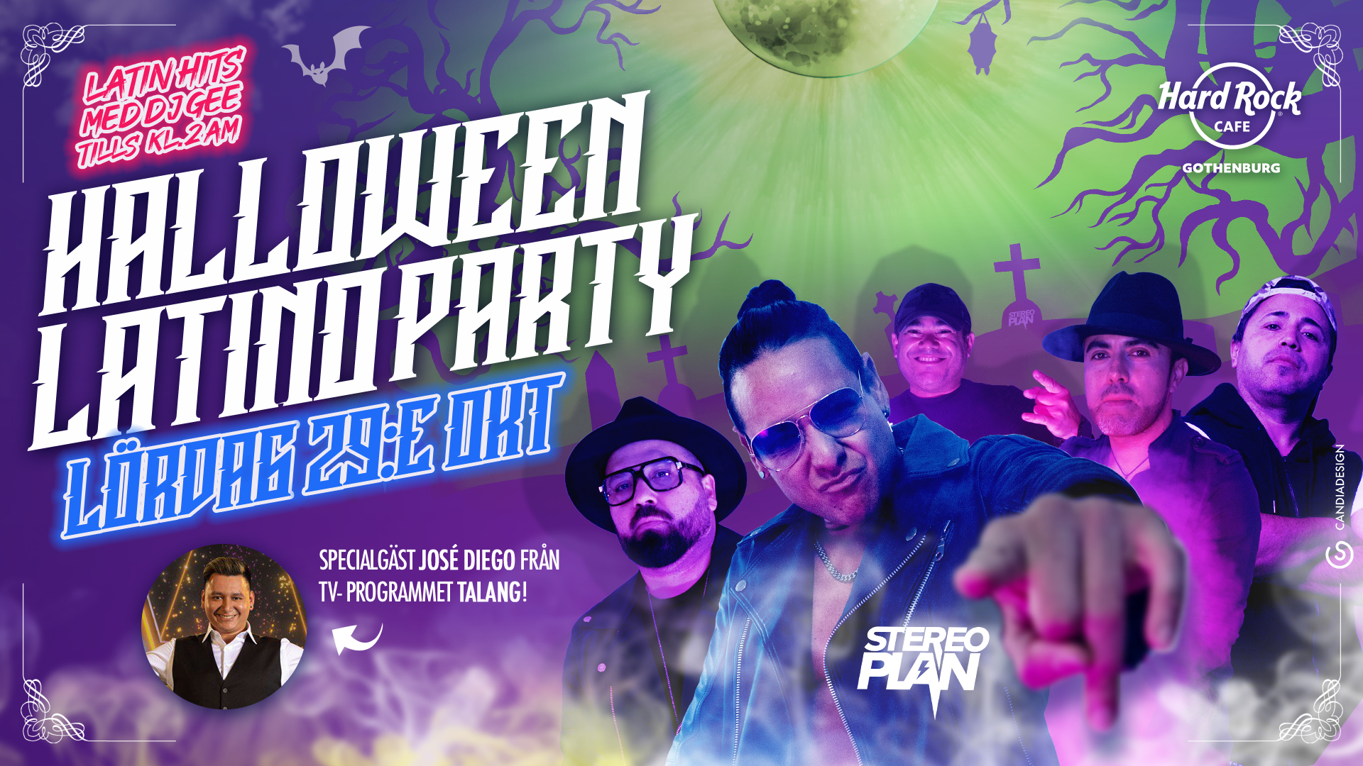 Halloween Latino Party ⎜ Hard Rock Cafe Gothenburg