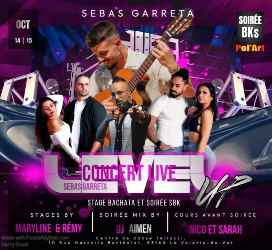 Week-end 14 15oct Bachata Level UP + Soirée BKS