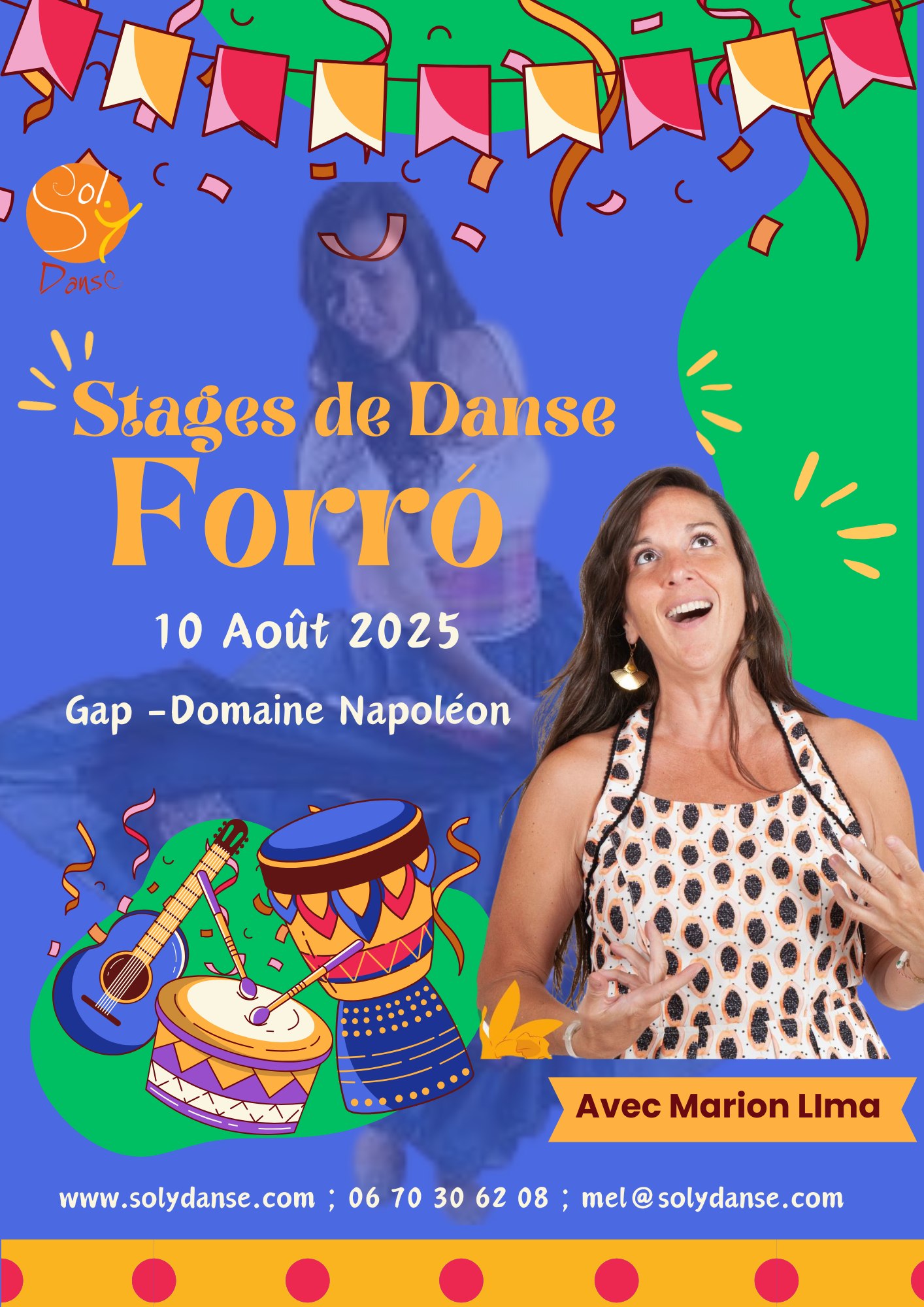 Stages + Pratique Forro avec Marion LIMA à Gap