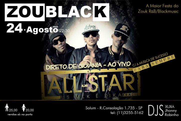 ZouBlack com All Star Brasil (ao vivo)
