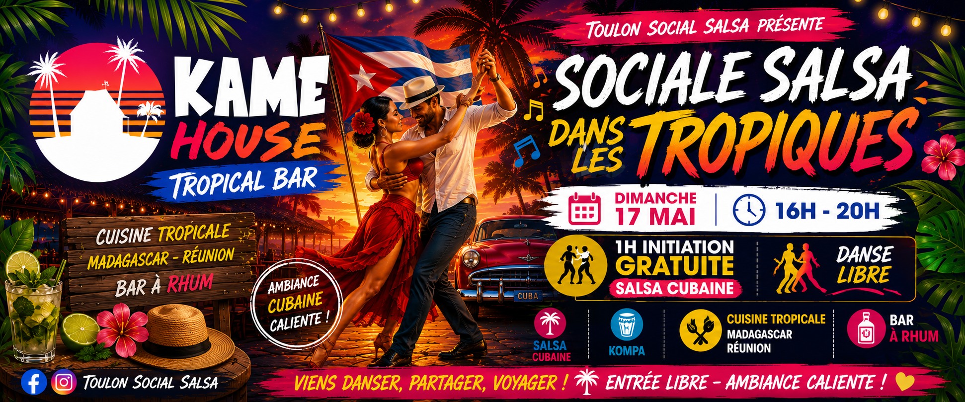 Sociale salsa cubaine à Toulon - 3ème session